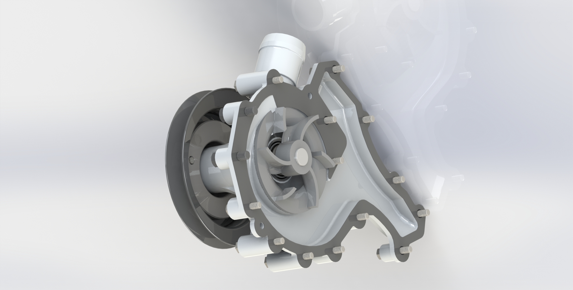 罗孚V8别克215水泵总成
